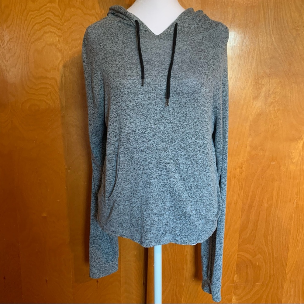 Gray & Black Light Comfy Sweatshirt Hoodie